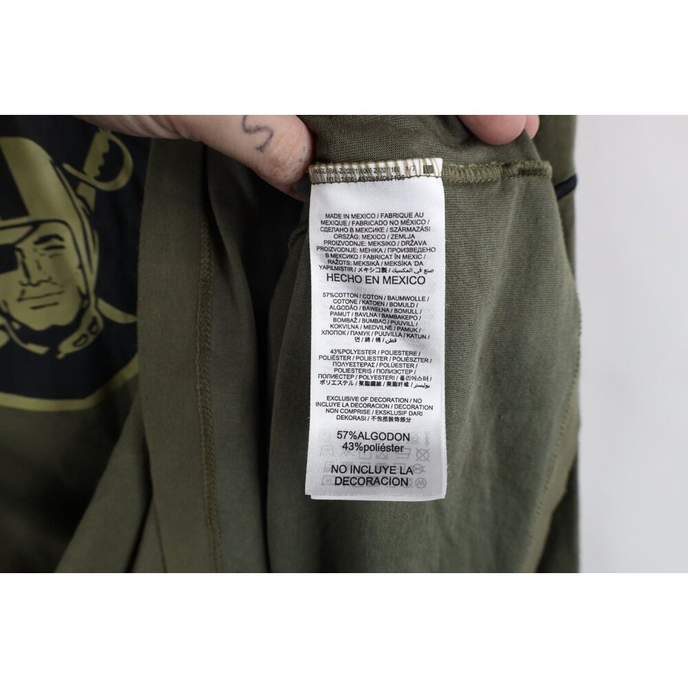 Nike Mens XL Salute To Service Las Vegas Raiders Football Long Sleeve T-Shirt - Picture 9 of 14